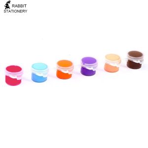 Cat akrilik Set 6 Warna 12 Warna/Cat Akrilik Kanvas Lukisan Kanvas Cat Cat Akrilik 3ml + Dua pulpen-Rabbit Stationery