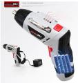 JOUST MAX 4.8v cordless battery rechargeable copper electric screwdriver dremel LED light DIY Electric Drill bit Power Tools. 