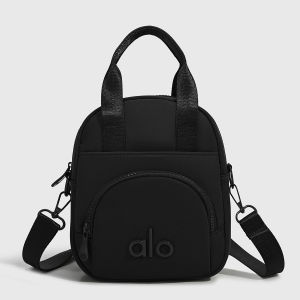 Women Ins ALO ConvertibleBackpack Lightweight Multi Zipper Pocket Daily Travel Shopping Crossbody Handbag
