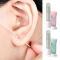 Piercing Floss Gentle Piercing Aftercare Kit Anti-Blocking Ear Floss 180pcs Portable 15ml Ear Cleaning Solution for Pierced Ears Ear Hole Cleaner Tool favorable. 
