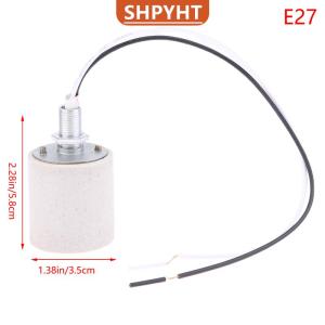 [COD] SHPYHT SPORTS E14 E27 Screw Lamp Holder LED Light Heat Resistant Adapter Home Use Round Socket For Bulb Base With Cable