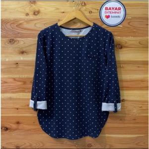 ATASAN WANITA ONDE MATT BABYTERRY/M-L-XL-XXL/ATASAN WANITA TERBARU /BLOUSE WANITA LENGAN PANJANG