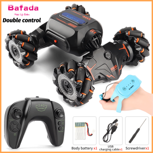Bafada 2.4G RC Car Radio Remote Control Stunt Car Gesture Induction Twisting Off-Road Vehicle Electric Drift Toy High Speed RC Car Toys