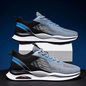 IELGY sports shoes mens lace-up fashion breathable wear-resistant simple trendy running shoes