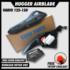 HUGGER SPAKBOR KOLONG AIRBLADE FREE COVER TAMENG KNALPOT VARIO 125 150 PCX 150 CBU LOKAL MODEL AIR BLADE ORIGINAL IMPORT HONDA HUGER TANK RESERVOIR COVER TANG BOTOL RADIATOR VARIO 125 150 160 ABS CBS PCX CBU AIR BLADE