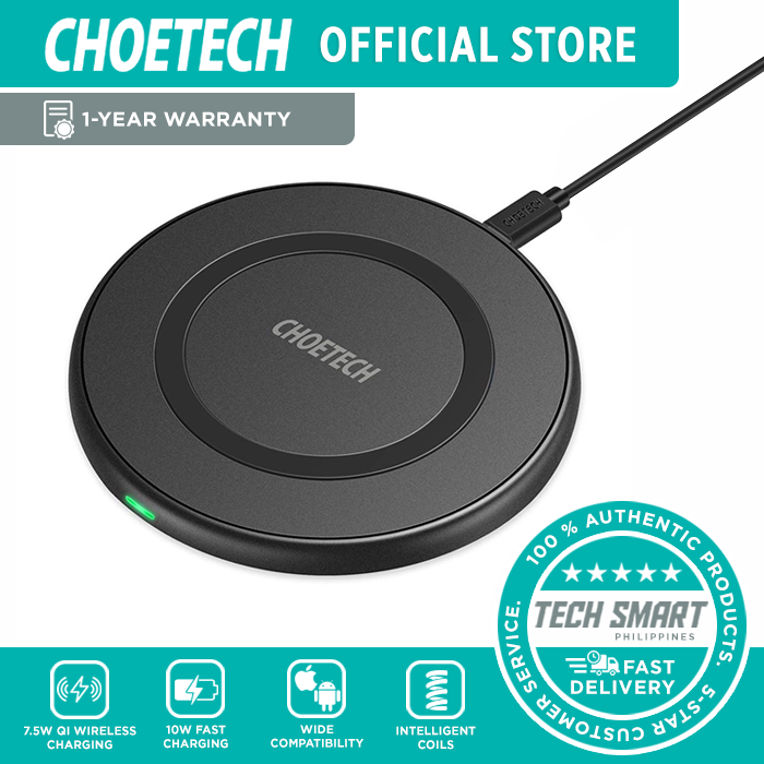 CHOETECH Wireless Charger, Fast Wireless Charging Compatible