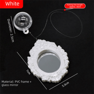 MIRELAE Floating Design Betta Training Mirror Training Tool Interactive Floating Training Mirror Accessorie Fish Tank Mirror Fish Tank