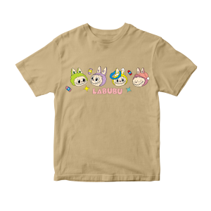 Code8.id DTF2 Baju Kaos Atasan Motif Labubu Anak Perempuan Dan Laki laki Lucu 1 - 10 Tahun