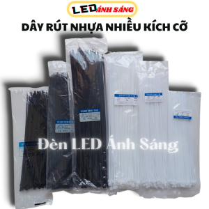 Dây rút nhựa giá sỉ các cỡ 10cm 15cm 20cm 25cm 30cm ( 70sợi/bịch )