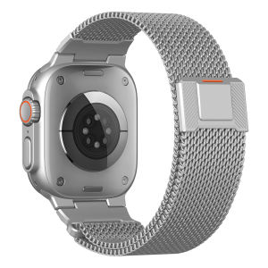 Dây đeo vòng từ tính cho Apple Watch Band Ultra 3 2 49mm 46mm 42mm 45mm 41mm 44mm 40mm 38mm Vòng đeo tay kim loại cho iWatch Series 11 10 9 8 7 6 4 SE3