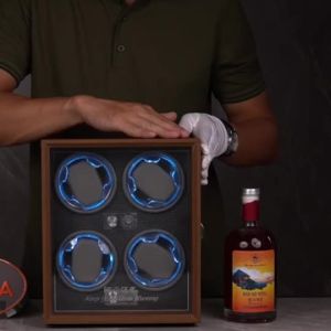[MẪU MỚI SAIKE] Hộp đựng đồng hồ cơ tủ đứng 4 ngăn và 2 ngăn 1 ngăn xoay lắc lên cót cho đồng hồ
