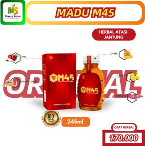 Madu 45 Herbal Terapi Jantung Kolesterol Darah Tinggi Diabetes Terpercaya | Madu45