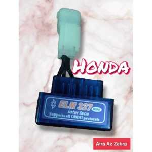 Paket Scanner motor injeksi obd2 ELM327 untuk sepeda motor Yamaha dan Honda
