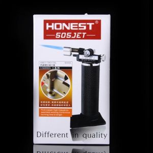 อย่างดี หัวไฟเชื่อม HONEST JET 505 HONEST ของแท้ ความร้อนสูงสุด 1300 องศาหัวพ่นไฟ หัวหลอม ไฟฟู่ ล็อคไฟได้ ไฟเป็นสีฟ้า หัวพ่นไฟ แบบเติมแก๊สได้ ผลิตวัสดุโลหะ**(ไม่มีสารไวไฟ)(ไม่มีวัตถุไวไฟในตัวสินค้า) ลูกค้า ต้องเติมเชื้อเพลิงเองก่อนใช้งาน **
