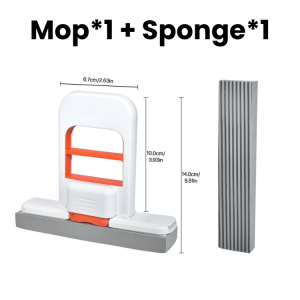 Mini Cleaning Mop Hands-Free Mini Cleaning Mop Multifunctional Handheld Cleaning Mop Desk Window Glass Cleaner Mini Sponge Mop