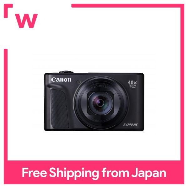 Canon Compact Digital Camera PowerShot SX740 HS Black 40x optical zoom/4K video/Wi-Fi enabled PSSX740HSBK
