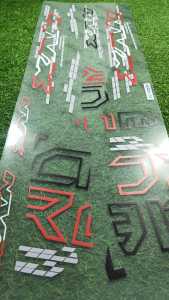 Striping Lis Nvx Bahan Sticker Bening Transparan Sticker