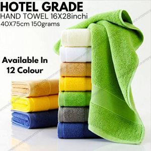 Utopia Face Towel 1 Piece Luxury Hand Towel (16 x 28 inches) 40x72cm 100% Ring Spun Cotton Lightweight and Highly Absorbent 160gram Towels