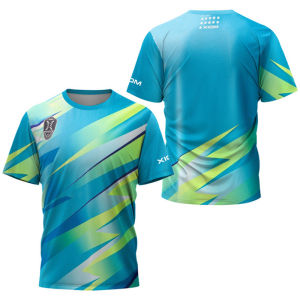 [Local Stock] VCC High Colored stripes Men Table Tennis T-Shirt Summer Tennis Badminton T-Shirt Top Tennis Club Quick Dry short sleeve man clothes