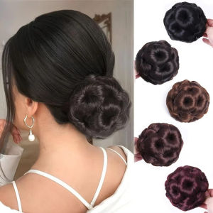 High Temperature Fiber Wig Hair Clip Type Hair Clip Bridal Maruko Head GirlS Hairband Wig Nine Flowers Hair Women Headgear