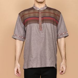 (BONUS DUS) MOERBA Baju Koko Pria Terbaru / Kemko Lengan Pendek 2025 19D243525