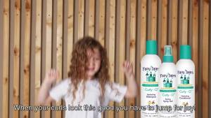 Fairy Tales Curly-Q Curl Refresher for Kids - Lightweight Spray to Define Curls Add Bounce and Reduce Frizz - 8oz