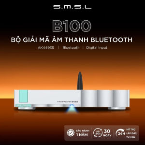 SMSL B100 Bluetooth DAC và Bộ thu âm thanh—Được thiết kế dành cho người đam mê âm thanh và hệ thống âm thanh Hi-Fi