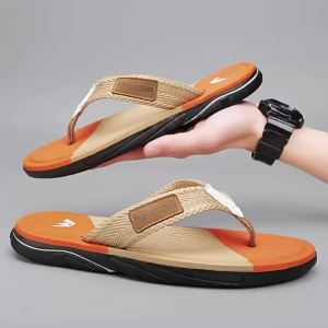 Chuanglong AIZOMR New Spring/Summer MenS Outdoor Slippers EVA High-Elastic Thick-Soled Premium Flip-Flops
