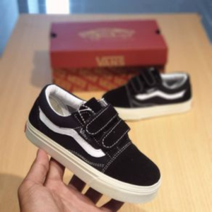 SEPATU ANAK VANS1 LAKI LAKI PEREMPUAN SEPATU SEKOLAH ANAK HITAM NEW BLACK SEPATU KETS ANAK TERLARIS