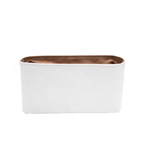 NEW Bag Organizer For Longchamp Mini Bag Purse Insert Dupont Paper Storage Bag White Color With Pocket