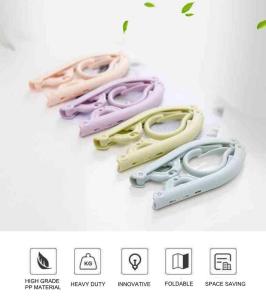Foldable Travel Hanger (Set of 3 5 or 7 pcs) Ergonomic Design/Compact/Anti-slip/One Size Fits All