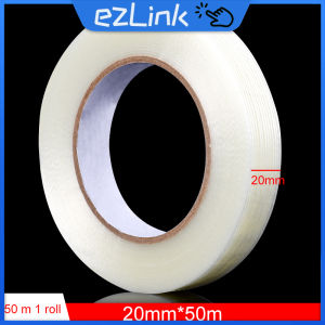 50m Strong Adhesive Glass Fiber Tape High Temperature Resistant Non-marking Stripe Tape For Packaging Fixed Bundled