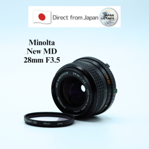 [Used in Japan] " Vintage Lens " MD W.ROKKOR 28mm f/3.5  Minolta Released in Japan