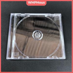 WP💓💛💖 Transparent Plastic Single Piece Disc Case CD Case Thickened CD DVD Disc Box