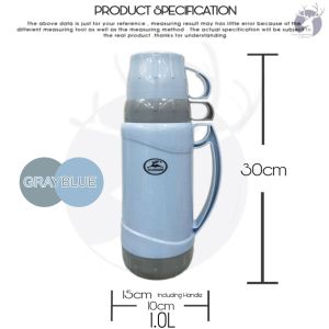 PLASTIC THERMOS / METAL THERMOS / THERMOS VACUUM FLASK / FULLY INSULATED BOTTLE / TERMOS INIT TUBIG