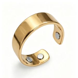 PLLEWY Adjustable Size ic Therapy Ring Copper Material ic Acupressure Treatment Ring Elegant Slimming Design Anti Snoring Device for Women