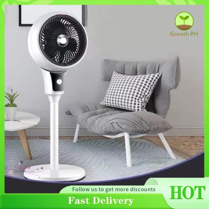 Air Circulator Electric Fan With 3D Oscillation 360 Whole Room