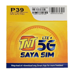 TALK and TEXT Prepaid 5G Sim Card With Data Promo TNT Sealed With Call N Text