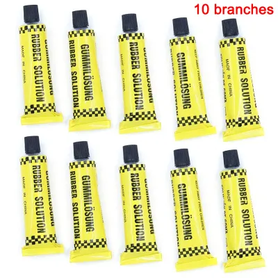Automobile Motorcycle Bicycle Tire Tyre Repairing Glue Inner Tube Puncture Repair Cement Rubber Cold Patch Solution 10ml/10g