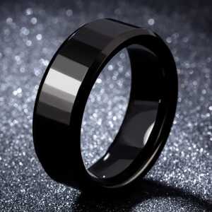 cincin titanium black anti luntur titanium