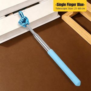 Q-1151 STORE Finger Design Retractable Reading Stick Extendable Non-Slip Handle Teaching Stick Durable Teaching Pointer Teacher Classroom Tool