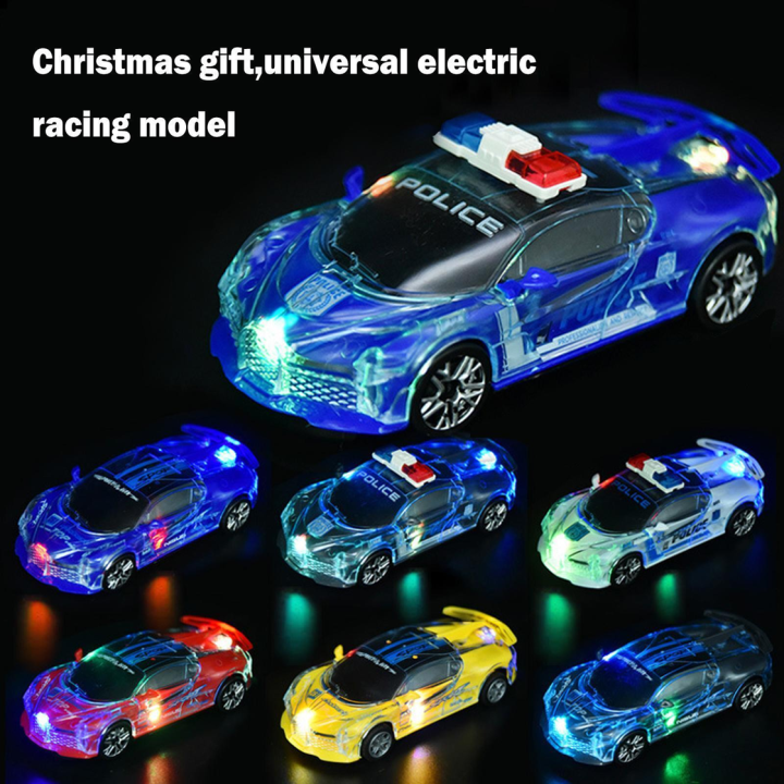 ESTORE Electric Music Car Light LED Inertia Laruan Christmas Gift