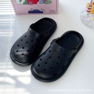 [Free Shipping] Cute Cartoon Flat-Soled Clogs New Summer Style Versatile For Outdoor Wear Nurse Shoes Non-Slip Odor-Resistant Breathable Closed-Toe Slippers