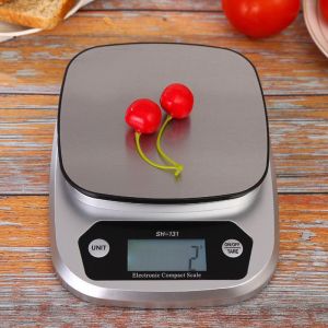 Cân tiểu ly điện tử nhà bếp mini định lượng 1g -3kg Cân tiểu ly làm bánh độ chính xác cao kèm 2 viên pin AAA