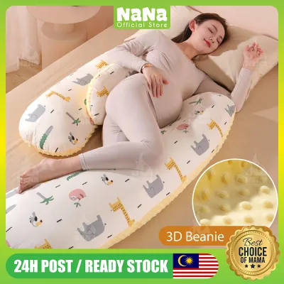 NANA U Shape Pregnant Pillow Maternity Pillow Bantal Ibu Mengandung Baby Pillow Pregnancy Nursing Pillow Breastfeeding孕妇