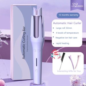 [Malaysia Plug] XIAO.MI Automatic Curler Ceramic Curler Diameter 32mm Ceramic Curling Machine With 4 Temperature 110-220V Hair Styler 自动卷发棒