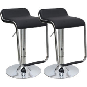ETERNAL FIRE 2PCS Bar Stool Chair Lifestyle Person Air Lift Adjustable High Chair Bar Counter Faux Leather Bar Chairs Barstool Chair Stool Bar Chair Bar Counter Chair