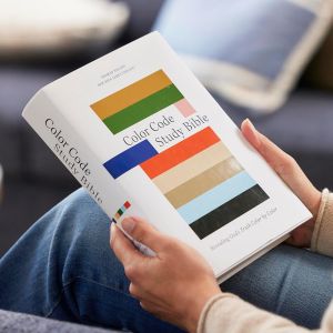 NKJV Color Code Study Bible | Text size 8 | Letter in red | Wide Margin | Gladsounds