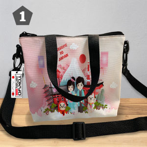 TAS JAPAN TAS SLING BAG BISA JING JING READY 6 MOTIF