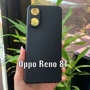 Case Oppo Reno 8T 4G Casing Premium Slim Exellent Softcase Black Matte